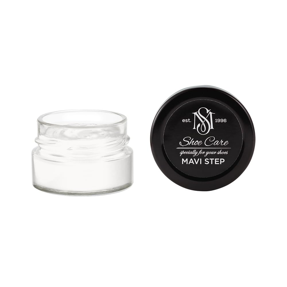 Crème cuir blanc MAVI STEP 50 ml élimine l'usure des cuirs lisses