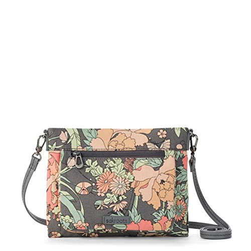 Sakroots Camden Small Crossbody in Cotton Uncoated Canvas