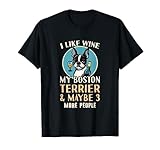 Photo Gallery boston terrier mom outfit & boston terrier wine maglietta Photo Gallery boston terrier mom outfit & boston terrier wine maglietta