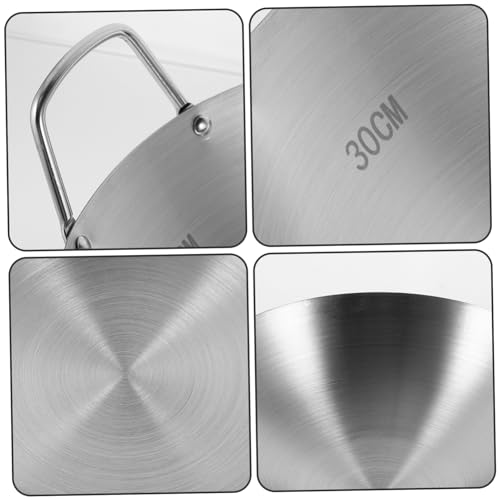 Wok de acero inoxidable con doble mango y antiadherente miniatura 4