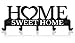 Produktbild SirHoldeer Kleiderhaken Home Sweet Home Wand-organizer (5-Haken) Dekorativer Hakenleiste Vintage Decor Haus-tür Küche Fahrzeug-schlüssel Aufhänger, Schlüsselbrett