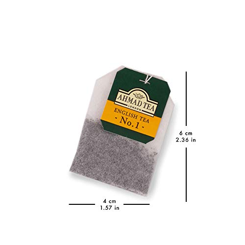 Ahmad Tea English Tea No. 1, Té Verde, 200g, 100 Tea Bags - Imagen 8