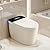 Smart Toilet, One Piece Bidet for Bathrooms, Modern Elongated Toilet with Warm Water, Dual Auto Flush, Foot Sensor Operation, Heated Bidet Seat, Electric Tankless Toilets with LED Display
