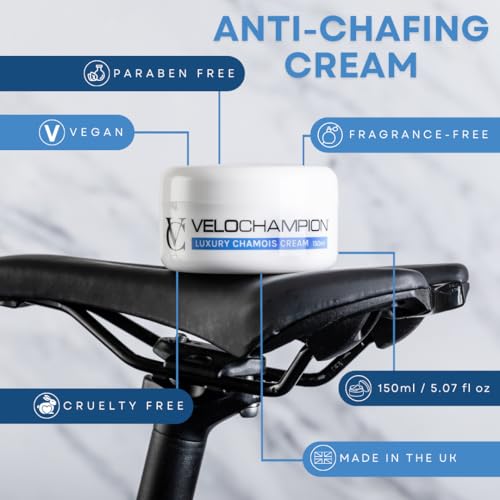 Gesäßcreme VeloChampion Luxus-Chamois-Sitzcreme für Sportler