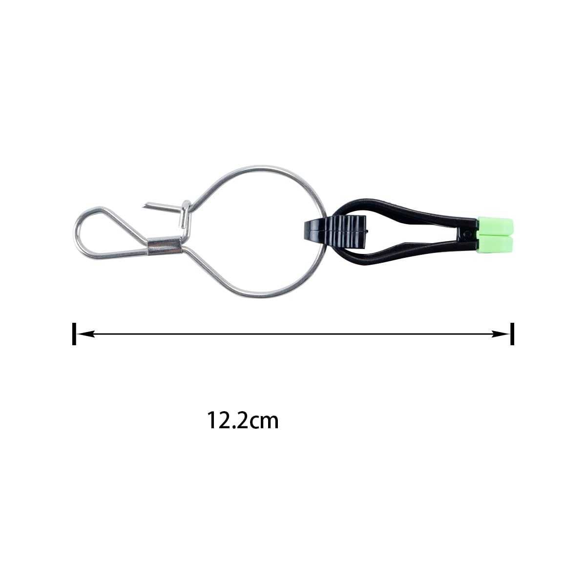 POFET 5 clips de liberación de downrigger, agarre ajustable con clip de liberación de 10 cm y broches de línea larga