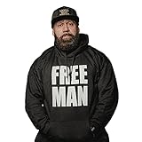 Lions Not Sheep Free Man Hoodie Hoodie with Premium 75/25 Cotton Poly Blend- Medium Size Black