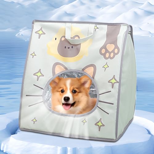 Sac de transport pour chat avec poche de glace intégrée contre la chaleur