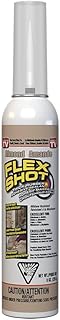 Flex Shot - Thick Waterproof Silicon-Based Adhesive Sealant; Caulk, Bond, & Seal Indoor & Outdoor Projects; Forms a Watertight, Flexible, Rubberized Barrier; Great for Kitchen, Baths, Sinks, Showers, Baseboards, Countertops, DIY Projects, Marine & Water Sports, Automotive Fixes, & More, ALMOND, 8 oz. (226 g)