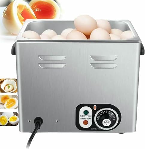 Commercial Hot Spring Egg Cooker 2600W 60 Egg Capacity for Soft Semi Boiled and Hard Boiled Eggs