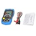 Capacimetro Condensadores Digital Profesional pf/mf/μf,HoldPeak Medidor Capacitancia Eléctrica Probador con Cable de...