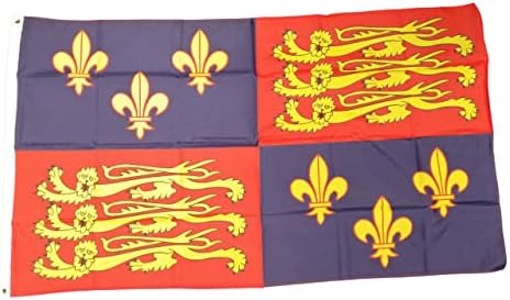 NWFlags Royal Banner 16th Century Flag 5ft x 3ft 75d Premium Polyester Suitable For Flagpoles