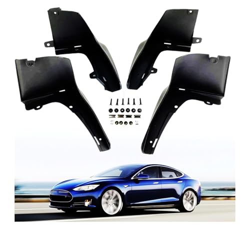 Garde-boue haut de gamme Tesla Model S 2012-2019 bavettes sur mesure - 3