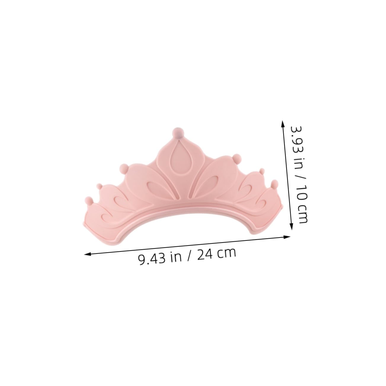 WOFASHPURET Cartoon Design Baby Shower Cap 3pcs Children's Hair Washing Hat Crown and Eye Ear Shield