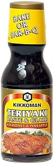 Kikkoman Teriyaki Baste & Glaze With Honey & Pineapple, 12.8-Ounce Bottle (Pack of 3)