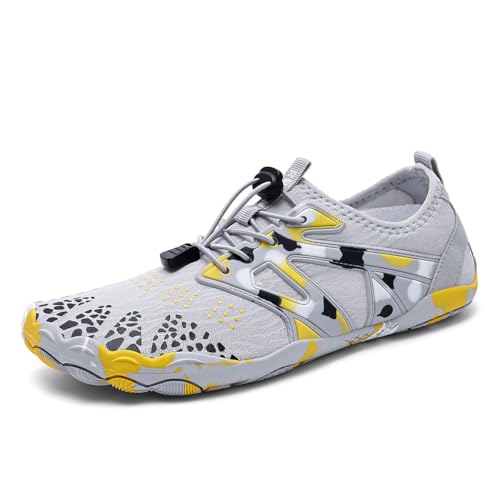 Image of Hike Barefoot Shoes for Women Men Breathable & Non-Slip Athletic Footwear Wide Toe Water Shoes,Designed for Walking,Running&Swimming