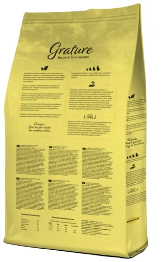 Pienso Natural para Gato Esterilizado | Alta Palatabilidad | Bajo en Grasas | Salud Cardiaca y Digestiva | Ingredientes Naturales | Alimento Seco, 12 kg