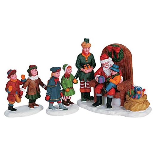 Lemax - Visiting Santa Set of 3