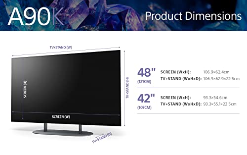 Sony BRAVIA XR XR-42A90K – 42'' - ™ - OLED – 4K Ultra HD – High Dynamic Range (HDR) – Smart TV (Google TV) - Modello 2022 5 Sony BRAVIA XR XR-42A90K – 42'' - ™ - OLED – 4K Ultra HD – High Dynamic Range (HDR) – Smart TV (Google TV) - Modello 2022
