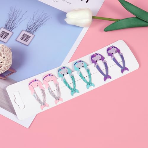 Ipetboom 12 Peças De De Cabelo De Metal Adoráveis ​​- Presilhas De Pressão Para Acessórios De Cabelo