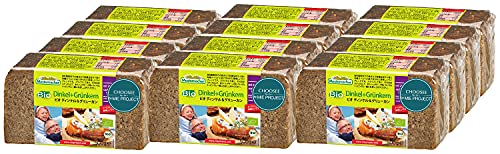 メステマッハー オーガニック ディンケル&グリューンカン 500g 12個セット