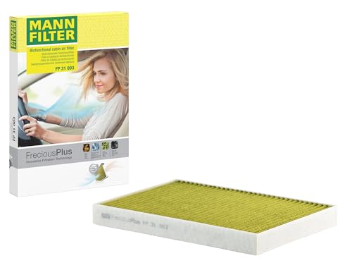 MANN-FILTER FP 31 003 Cabin Air Filter - FreciousPlus Biofunctional Pollen Filter - for Cars + Transporters