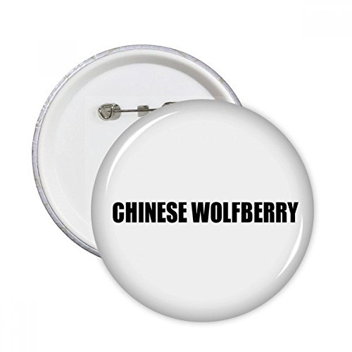 Pins Wolfberry vêtements décoration ronde pour masquer un accroc de tissu