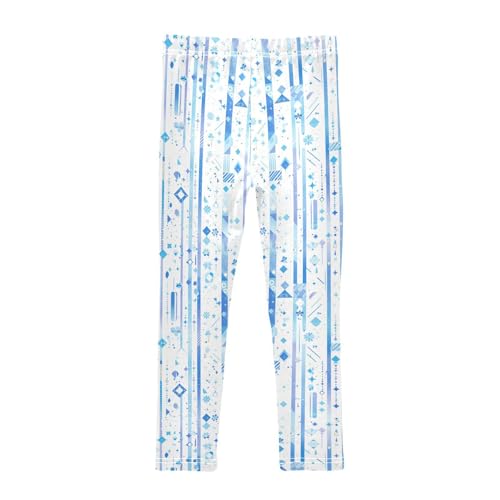 KLL Blue Stripe Toddler Baby Girl Cotton Pants Comfortable High Waisted Yoga Pants Sports2