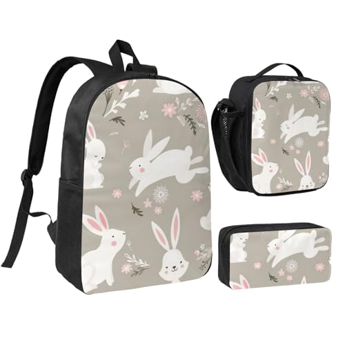 Sac à dos scolaire lapin de Pâques cadeau idéal pour la rentrée