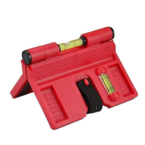 Nivel De Postes Espiritual Angular Ajustable, Herramienta Magnética Plegable Para Nivelación De Tuberías, Vigas Y Postes - 188 X 134mm