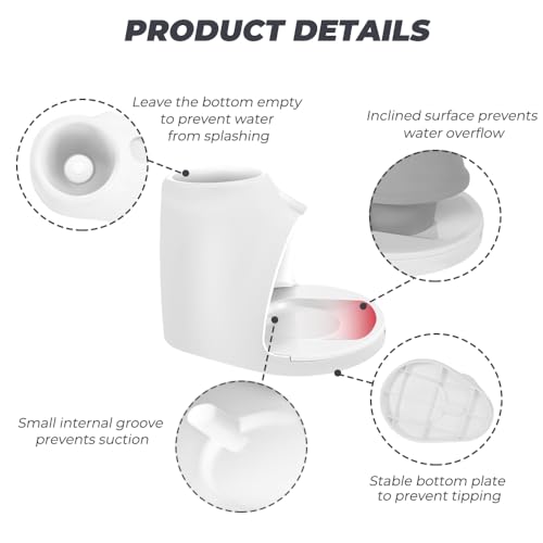 Image of Toilet Brush and Plunger Set with Holder Caddy and Tweezer - Features Plastic Handles and The Lower Parts Covering by Stainless Steel Sheets for Heavy Duty Performance,Hygienic,Clearing Tough Clogs.
