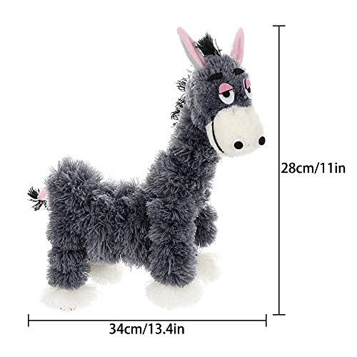 Firlar Small Donkey Marionette Toy, Handmade Crazy Donkey Marionette Puppets Doll Parent-Child Interactive Educational Toys for Children Kids - Thumbnail 4
