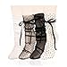 Benefeet Sox Womens Sheer Socks Lace Mesh Slouch Socks Pretty Elegant Fancy Loose Sock Ultra Thin Transparent See Through Tulle Lolita Sock