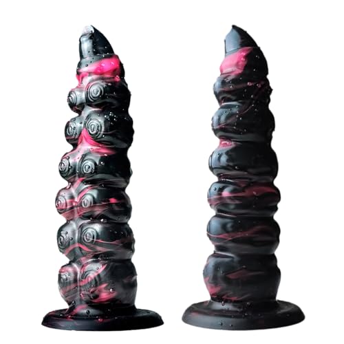 Jixaxe Realistischer Monster Analdildo Silikon Analplug Dilatatoren Butt Plug, Alien Fantasy Dildo mit Saugnapf G-Punkt Prostata Massage Buttplug Analspielzeug Erotik für Frau Mann Anal Sex Toys