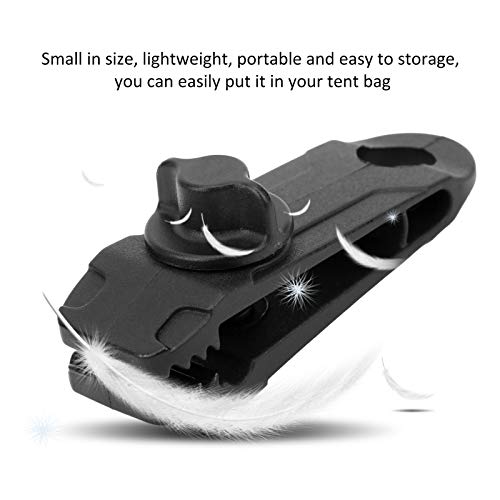 Clip para barraca, fivela fixa para barraca, nylon durável para barracas ao ar livre
