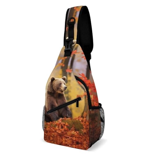 Mochila tipo bandolera Blanca para senderismo y uso casual