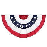 western dekoration selber machen aus Baumwolle Ramson Fächer Stofffächer Flagge USA Westerndekoration 90 x 45 cm