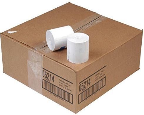 RPT3.125-STD-CASE Thermal Receipt Paper, 3.125" width x 230' Length, 7/16" Core (100 Rolls)