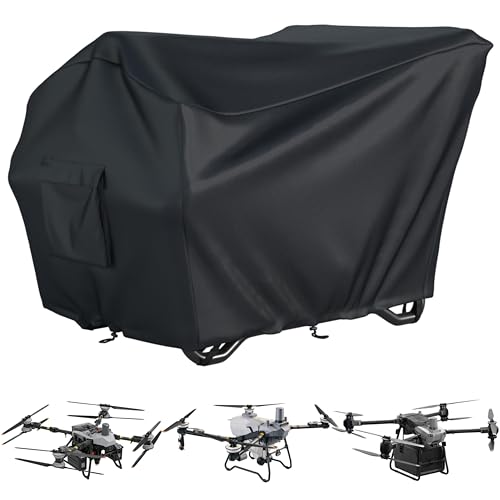 Agricultural Drone Cover,Dimensions: 48L × 36W × 36H In,Compatible With DJI T25P, T55, T70, T100S,FlyCart30 Series Agricultural Drones,Heavy-Duty Outdoor Dustproof and Waterproof Cover