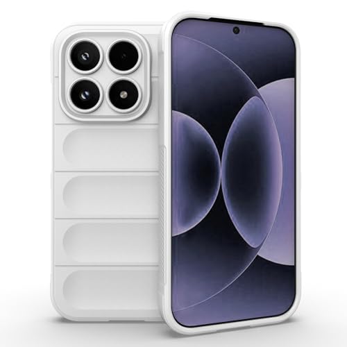 Image of for Xiaomi 17 Case Anti-Drop Soft TPU Rugged Phone Back Cover - White