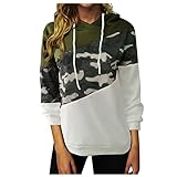 Lzjds üBergangsjacke Damen M65 Jacke Daunenwesten Jacken FrüHling GefüTterte Regenhose Winter Daunenjacke Bundeswehr Winterjacke Cardigan GroßStrick Echtfell Westen (Camouflage-c, 3XL)