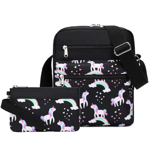 Image of Mygreen Small Crossbody Purse Set for Teen Girls Small Messenger Bags for Kids 9-10 Gifts