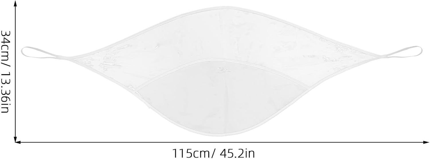 4pcs Waterproof Rain Bonnet for Women with Visor Multi image 2