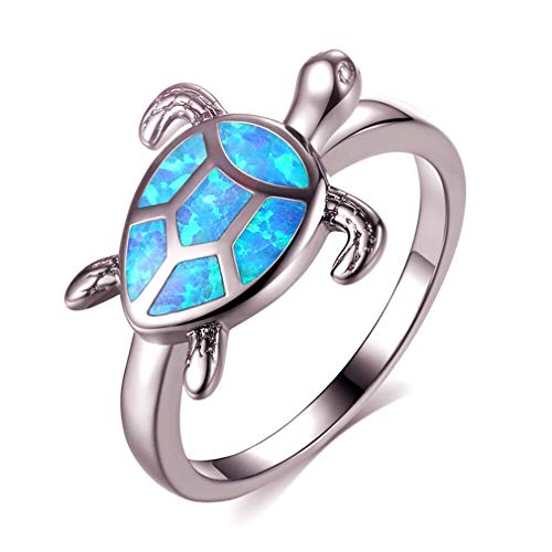 Bague opale argent S925 tortue : un bijou anti-ternissement