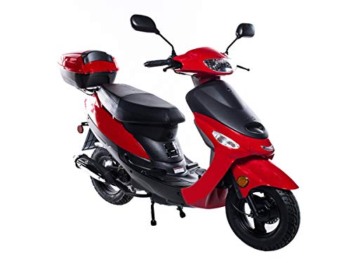 Tao Tao Brand Street Legal Gas Powered Scooter Model # ATM-50 Red Color