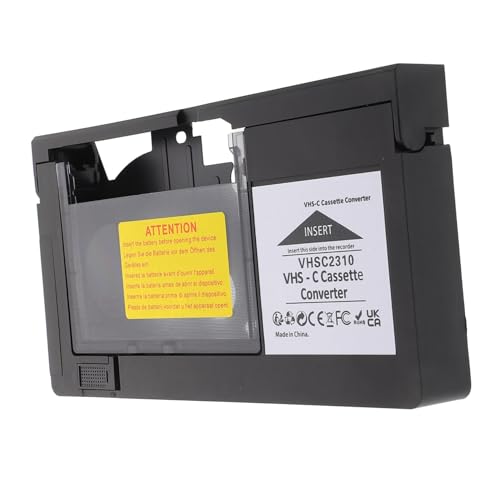 LABRIMP Adaptateur VHS-c VHS Convertisseur Numérique pour Caméscopes Conversion Facile Et Compatibilité Large