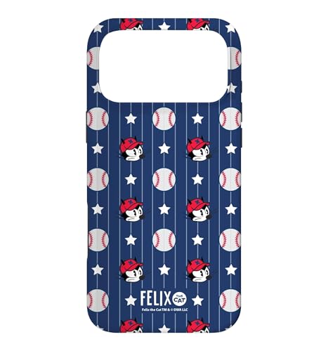 Felix The Cat Baseball Americana All Over Print �X�}�z�P�[�X iPhone 17 Pro Max �p