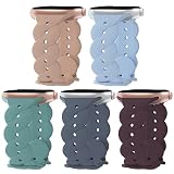 STEEZRD 5 Pack Sport Silicone Bands Compatible for Apple Watch Band 38mm 40mm 41mm 42mm 44mm 45mm 49mm, Soft Strap Replacement Adjustable Wristbands for iWatch Ultra Series 8/7/SE/6/5/4/3/2/1 Women
