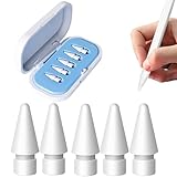 Apple iPad 第2世代/第1世代用 交換用ペンシルチップ 5個パック - 高感度で正確なコントロール iPencilペン先 iPad Pencil対応 USB C/第2世代/第1世代Apple Pen用