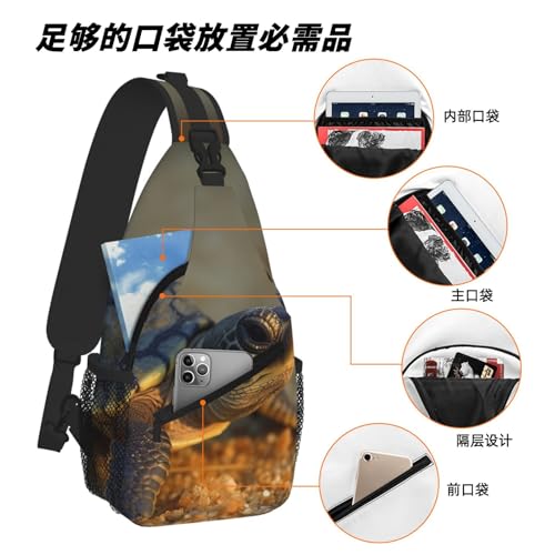 Bolso tipo sling para mujer y hombre, mochila de viaje y senderismo miniatura 6