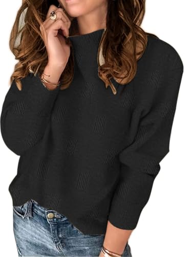 Image of GUNEST Women's Striped Sweater Long Sleeve Crew Neck Ribbed Knit 2025 Fall Winter Pullover Sweater Tops